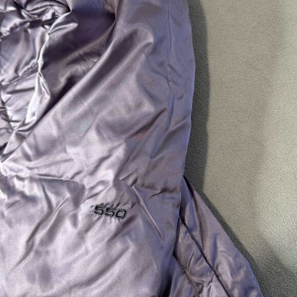 The North Face 550 Gotham 2.0 Down Puffer Jacket Girls Medium Purple Hoodie L - Picture 15 of 16